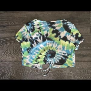 🚨OFFERNOW🚨SHEIN TIE DYE CROP TOP